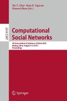 Book Cover for Computational Social Networks by My T Thai