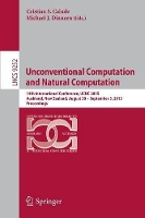 Book Cover for Unconventional Computation and Natural Computation by Cristian S. Calude