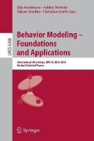 Book Cover for Behavior Modeling -- Foundations and Applications by Ella Roubtsova