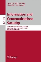 Book Cover for Information and Communications Security by Lucas C. K. Hui