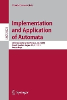 Book Cover for Implementation and Application of Automata by Frank Drewes