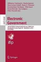 Book Cover for Electronic Government by Efthimios Tambouris