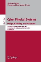 Book Cover for Cyber Physical Systems. Design, Modeling, and Evaluation by Christian Berger