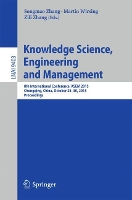 Book Cover for Knowledge Science, Engineering and Management by Songmao Zhang