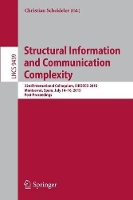 Book Cover for Structural Information and Communication Complexity by Christian Scheideler