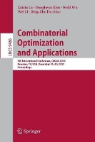 Book Cover for Combinatorial Optimization and Applications by Zaixin Lu