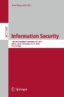 Book Cover for Information Security by Yvo Desmedt