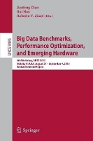 Book Cover for Big Data Benchmarks, Performance Optimization, and Emerging Hardware by Jianfeng Zhan