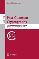 Book Cover for Post-Quantum Cryptography by Tsuyoshi Takagi