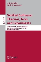 Book Cover for Verified Software: Theories, Tools, and Experiments by Arie Gurfinkel