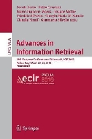 Book Cover for Advances in Information Retrieval by Nicola Ferro