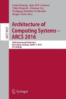 Book Cover for Architecture of Computing Systems -- ARCS 2016 by Frank Hannig