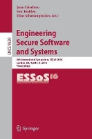 Book Cover for Engineering Secure Software and Systems by Juan Caballero