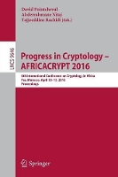 Book Cover for Progress in Cryptology – AFRICACRYPT 2016 by David Pointcheval