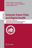 Book Cover for Inclusive Smart Cities and Digital Health by Carl K. Chang