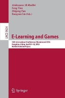 Book Cover for E-Learning and Games by Abdennour El Rhalibi