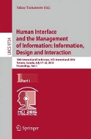 Book Cover for Human Interface and the Management of Information: Information, Design and Interaction by Sakae Yamamoto