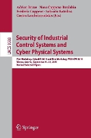 Book Cover for Security of Industrial Control Systems and Cyber Physical Systems by Adrien Bécue