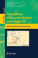 Book Cover for Foundations of Security Analysis and Design VIII by Alessandro Aldini