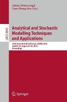 Book Cover for Analytical and Stochastic Modelling Techniques and Applications by Sabine Wittevrongel