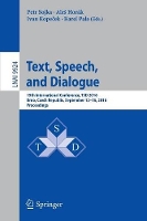Book Cover for Text, Speech, and Dialogue by Petr Sojka