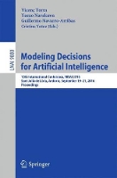 Book Cover for Modeling Decisions for Artificial Intelligence by Vicenç Torra