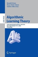 Book Cover for Algorithmic Learning Theory by Ronald Ortner