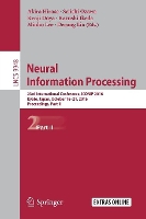 Book Cover for Neural Information Processing by Akira Hirose