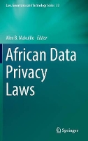 Book Cover for African Data Privacy Laws by Alex B. Makulilo