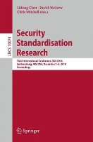 Book Cover for Security Standardisation Research by Lidong Chen