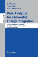 Book Cover for Data Analytics for Renewable Energy Integration by Wei Lee Woon