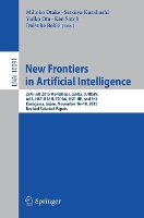 Book Cover for New Frontiers in Artificial Intelligence by Mihoko Otake