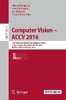 Book Cover for Computer Vision – ACCV 2016 by Shang-Hong Lai