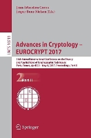 Book Cover for Advances in Cryptology – EUROCRYPT 2017 by Jean-Sébastien Coron