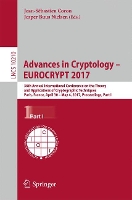 Book Cover for Advances in Cryptology – EUROCRYPT 2017 by Jean-Sébastien Coron