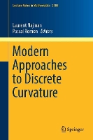 Book Cover for Modern Approaches to Discrete Curvature by Laurent Najman