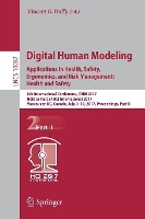 Book Cover for Digital Human Modeling. Applications in Health, Safety, Ergonomics, and Risk Management: Health and Safety 8th International Conference, DHM 2017, Held as Part of HCI International 2017, Vancouver, BC by Vincent G. Duffy