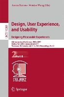 Book Cover for Design, User Experience, and Usability: Designing Pleasurable Experiences 6th International Conference, DUXU 2017, Held as Part of HCI International 2017, Vancouver, BC, Canada, July 9-14, 2017, Proce by Aaron Marcus