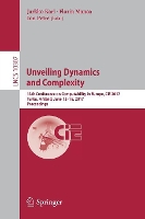 Book Cover for Unveiling Dynamics and Complexity by Jarkko Kari