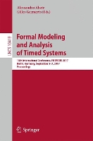 Book Cover for Formal Modeling and Analysis of Timed Systems by Alessandro Abate