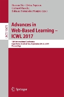 Book Cover for Advances in Web-Based Learning – ICWL 2017 by Haoran Xie