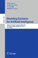 Book Cover for Modeling Decisions for Artificial Intelligence by Prof. Vicenc Torra