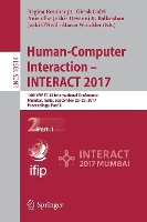 Book Cover for Human-Computer Interaction - INTERACT 2017 by Regina Bernhaupt