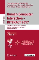 Book Cover for Human-Computer Interaction – INTERACT 2017 by Regina Bernhaupt