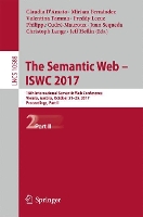 Book Cover for The Semantic Web – ISWC 2017 by Claudia d'Amato