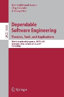 Book Cover for Dependable Software Engineering. Theories, Tools, and Applications by Kim Guldstrand Larsen