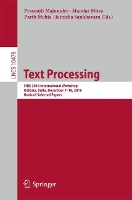 Book Cover for Text Processing by Prasenjit Majumder