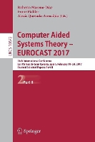 Book Cover for Computer Aided Systems Theory – EUROCAST 2017 by Roberto MorenoDíaz