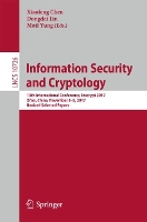 Book Cover for Information Security and Cryptology by Xiaofeng Chen