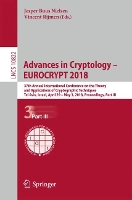 Book Cover for Advances in Cryptology – EUROCRYPT 2018 by Jesper Buus Nielsen